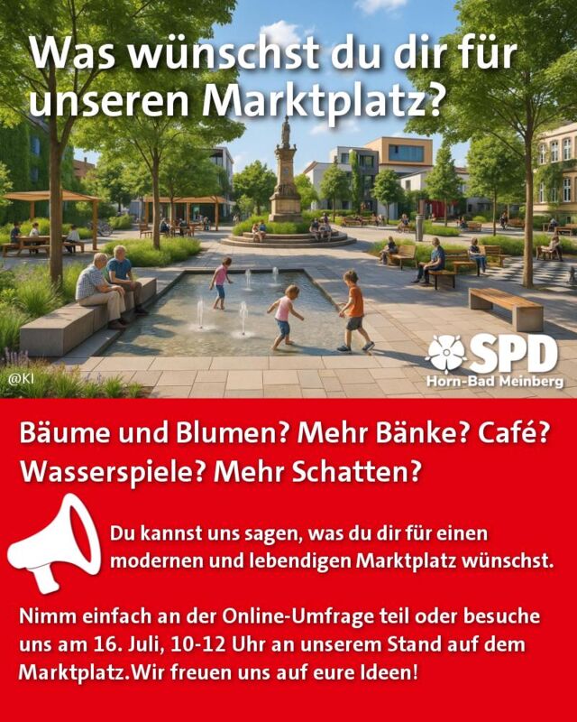 Online-Umfrage zur Marktplatzgestaltung